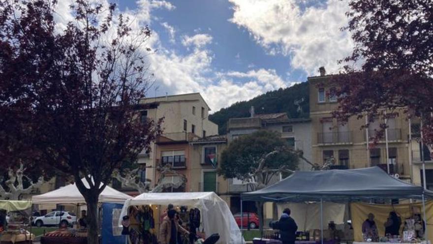 Feria pese a la lluvia