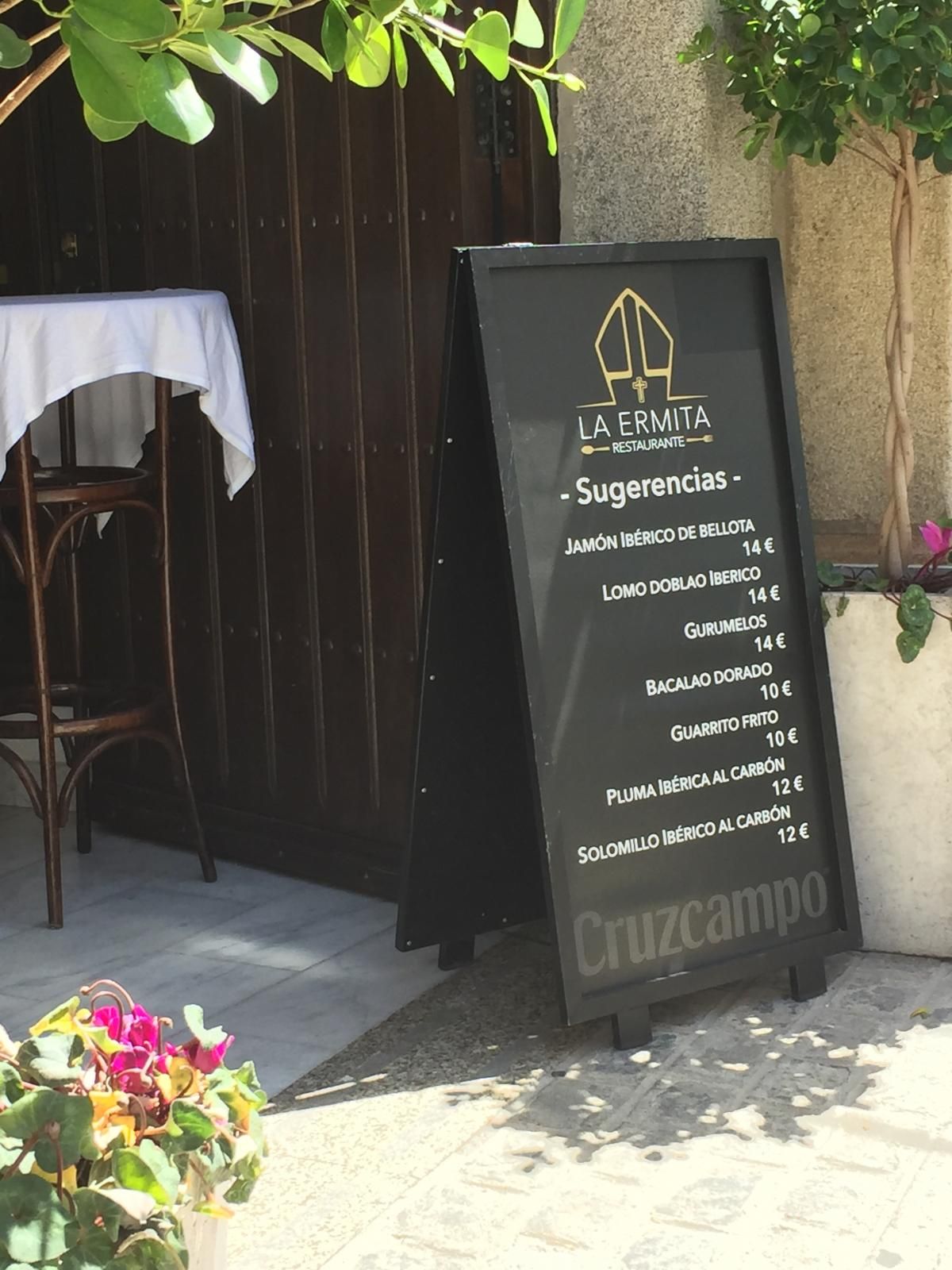 El restaurante La Ermita de Jerez de los Caballeros