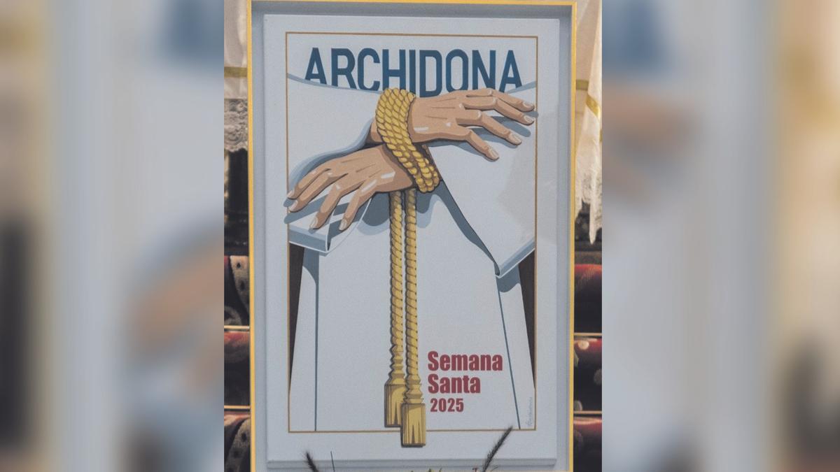 Cartel de la Semana Santa de Archidona 2025, de Pilar Cárdenas.