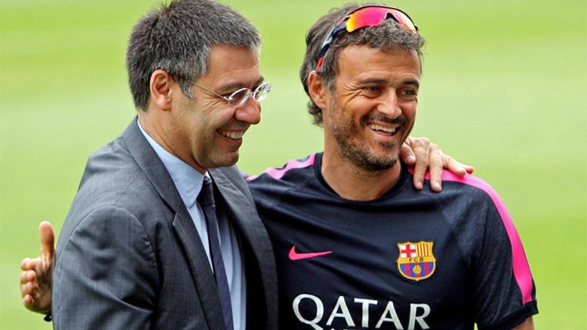 Bartomeu y Luis Enrique estarán en la comida previa a la reunión de la junta