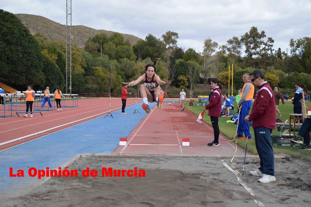 Regional absoluto y sub-23 de atletismo en Lorca (I)