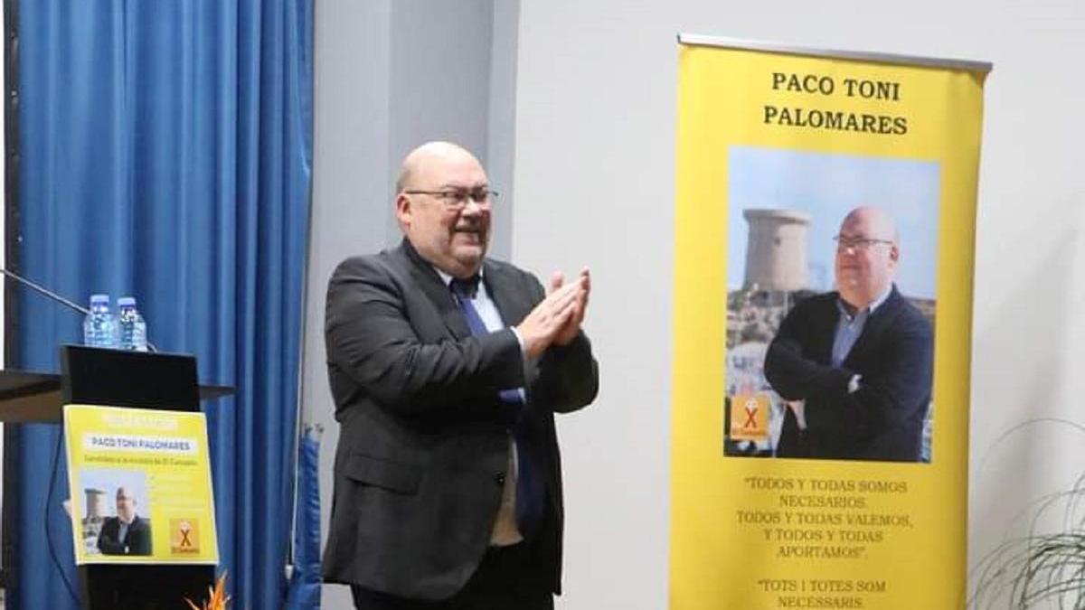 El candidato de Per El Campello, Paco Toni Palomares