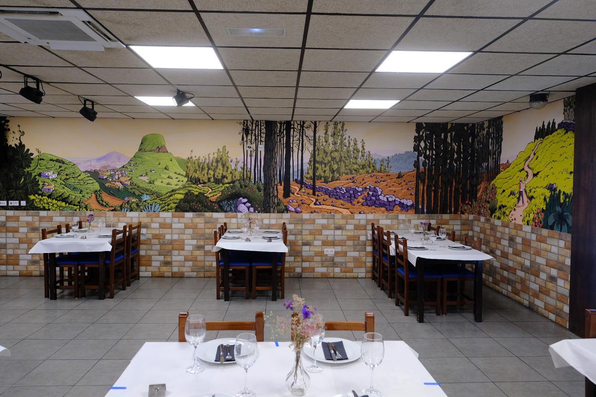 Comedor del restaurante Casa Galicia