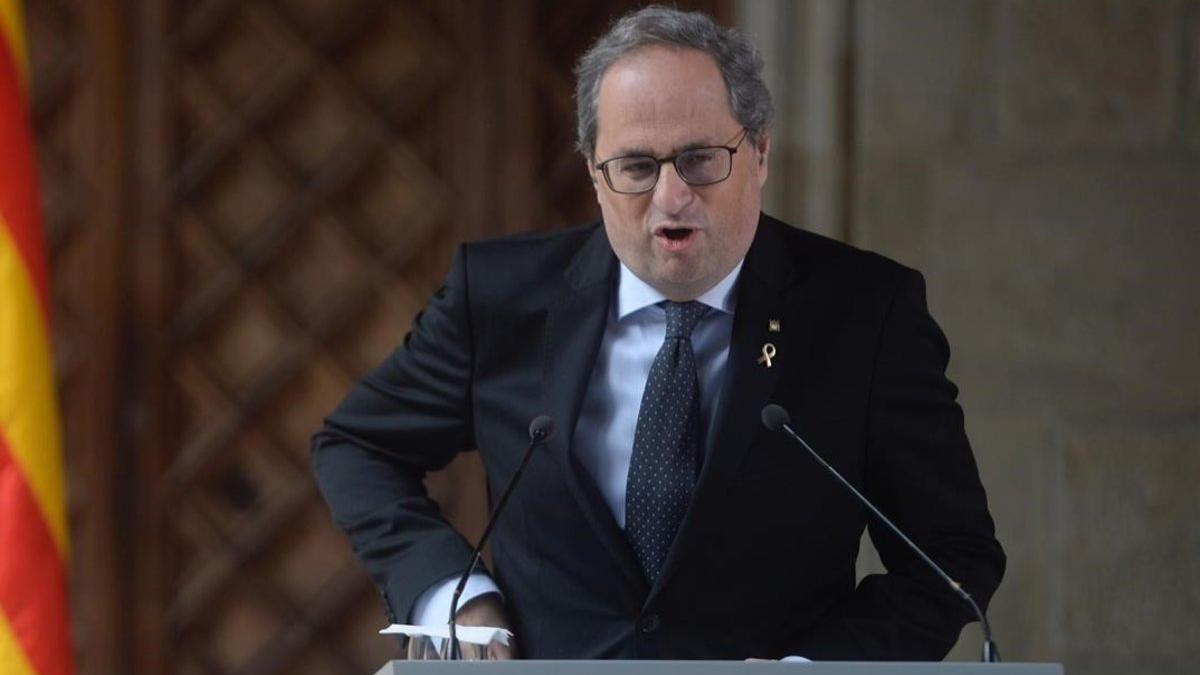 El presidente de la Generalitat, Quim Torra