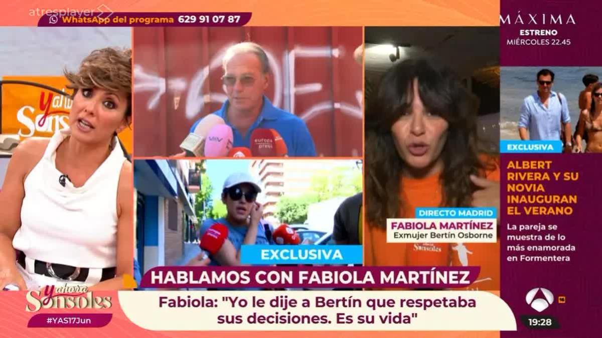 Sonsoles Ónega y Fabiola Martínez en 'Y ahora, Sonsoles'