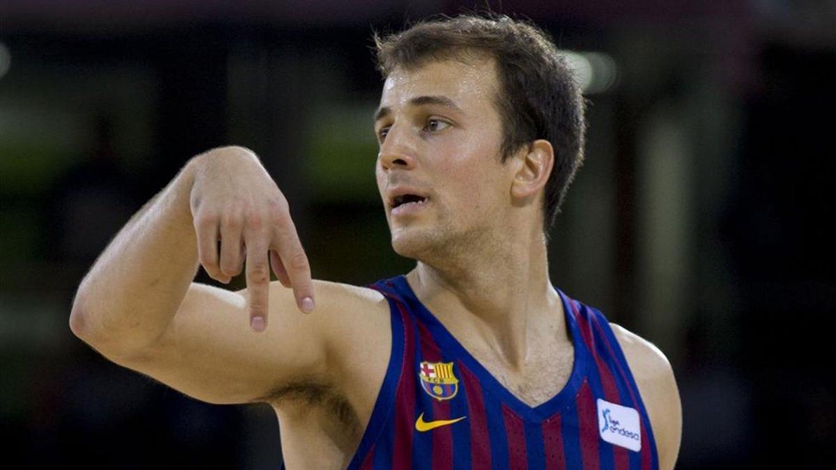 Kevin Pangos durante un encuentro de esta temporada