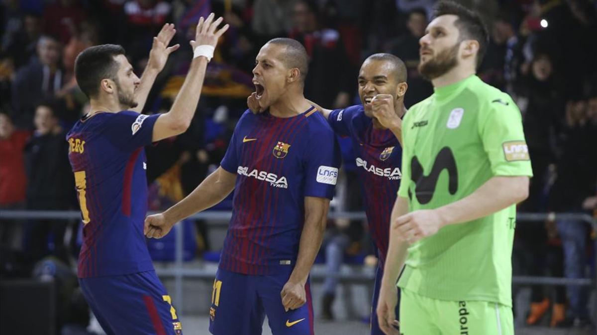 El Barça Lassa eliminó a Inter en 'semis' en la Copa del Rey