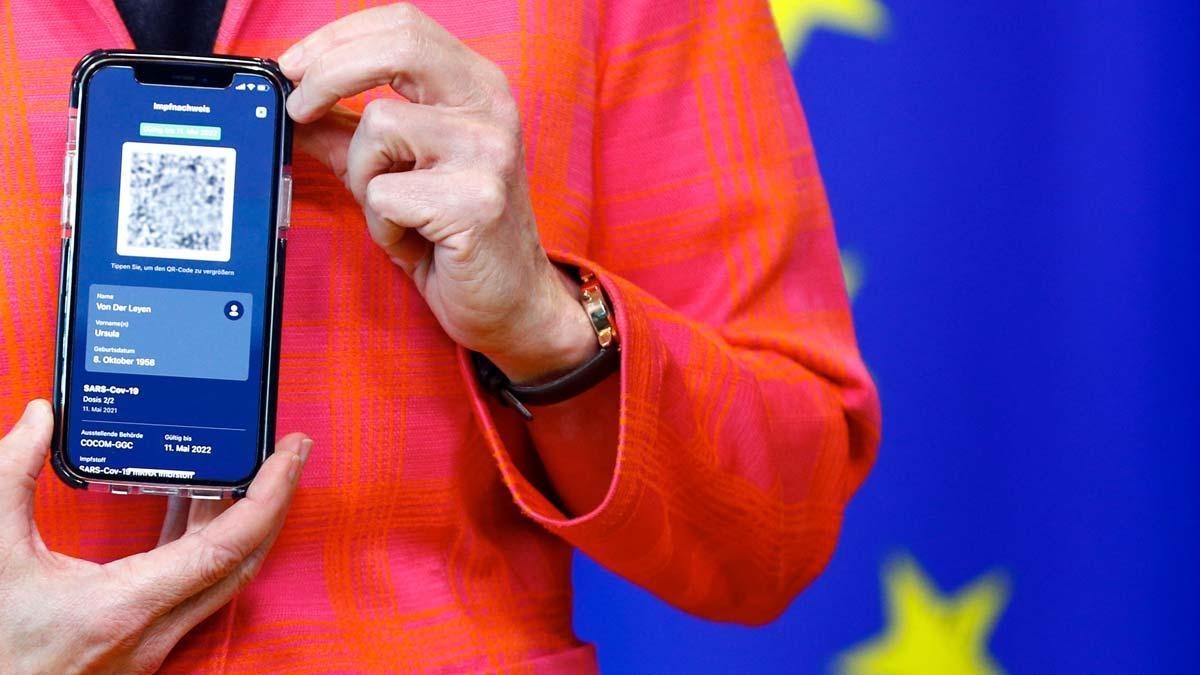 Von der Leyen estrena el passaport Covid