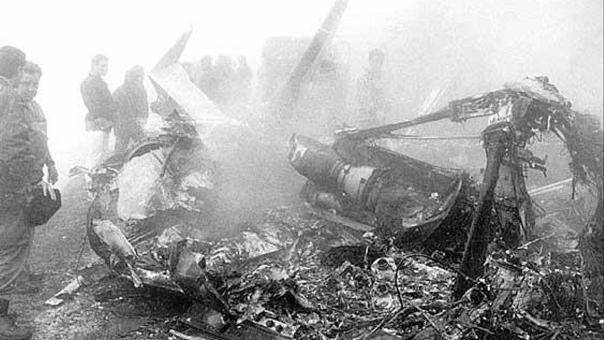Treinta y cinco años del trágico accidente de un helicóptero de la Ertzaintza en los Lagos