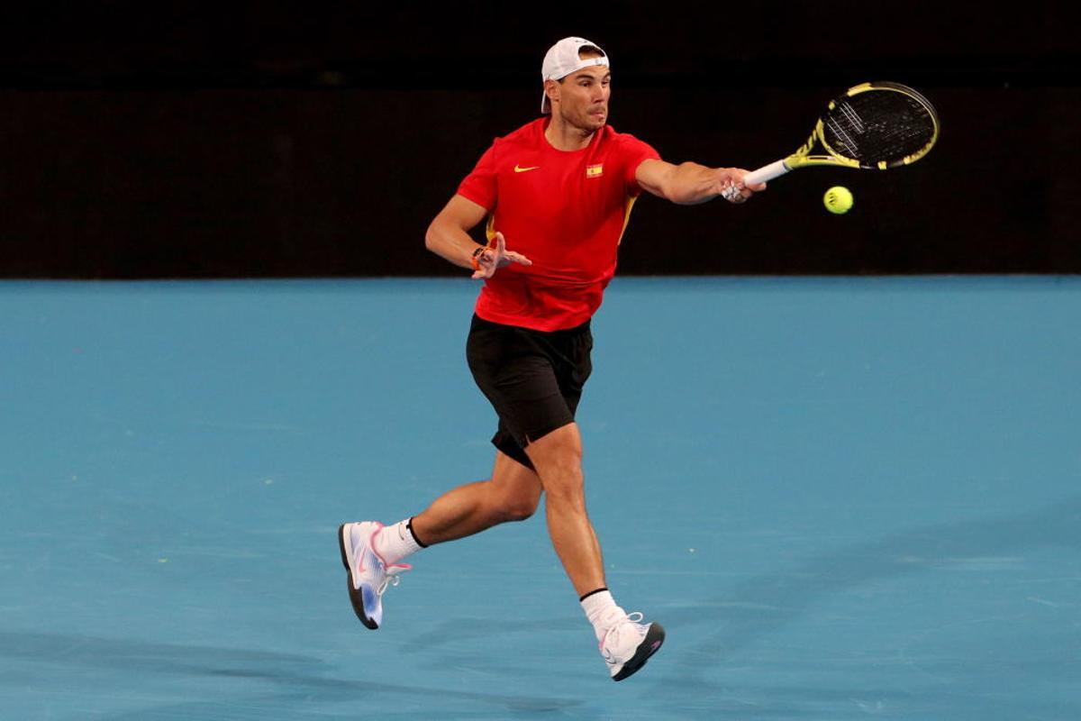 Entrene Rafa Nadal y Bautista en Australia para Co