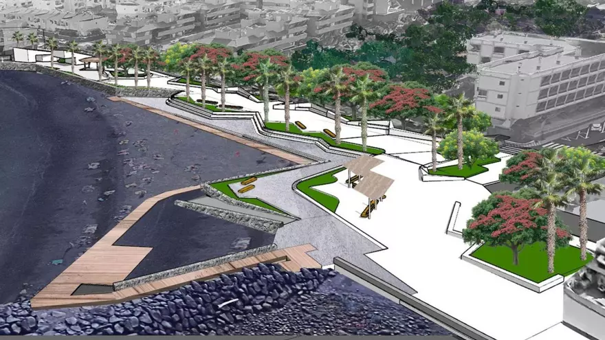 La plaza y el parque Las Balieras, primeras obras del ‘nuevo’ Puertito