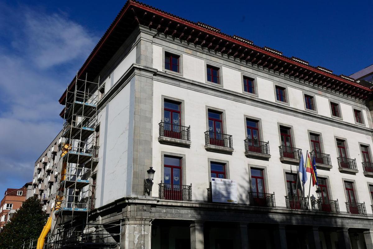 La sede de la Confederación Hidrográfica, en obras.