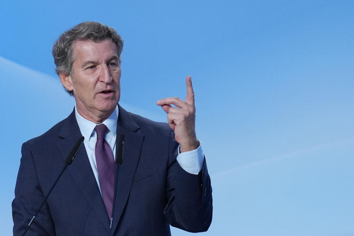 El presidente del Partido Popular, Alberto Núñez Feijóo.