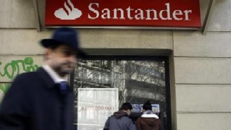 El Santander ganó un 5% menos en marzo