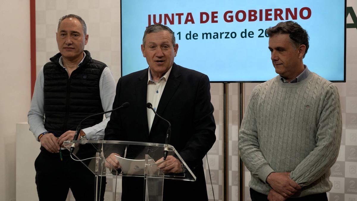 Emilio Fernández, Javier Faúndez y Ramiro Silva.