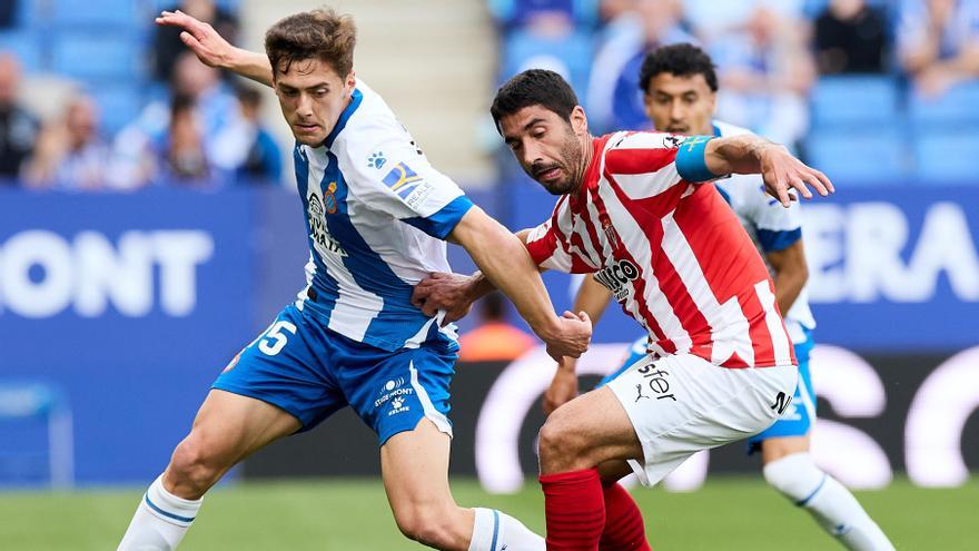 El Sporting sigue vivo: punto ante el Espanyol en un partido de alternativas