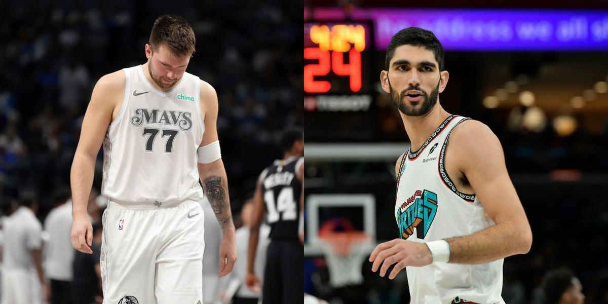 Doncic y Aldama, lesionados