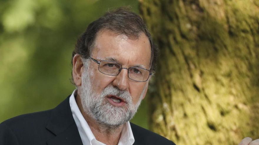 Mariano Rajoy, durante su intervención en Galicia.