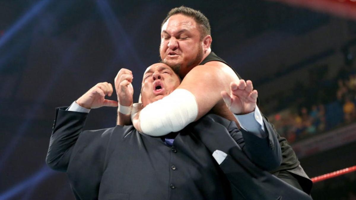 Samoa Joe atacó a Paul Heyman