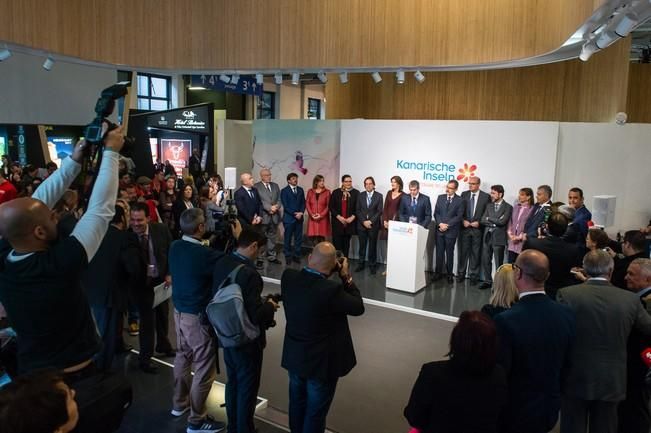 Inauguración Pabellón de Canarias ITB 2017.Berlín, 8 de marzo de 2017