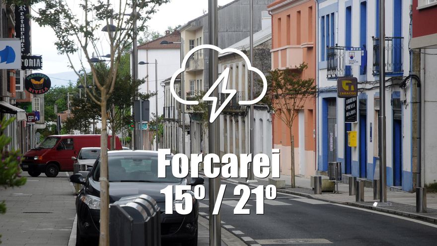 El tiempo en Forcarei: previsión meteorológica para hoy, miércoles 25 de junio