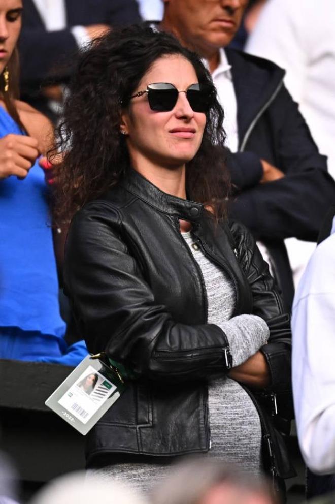 Xisca Perelló embarazada acude a un partido de Rafa Nadal en Wimbledon, Reino Unido