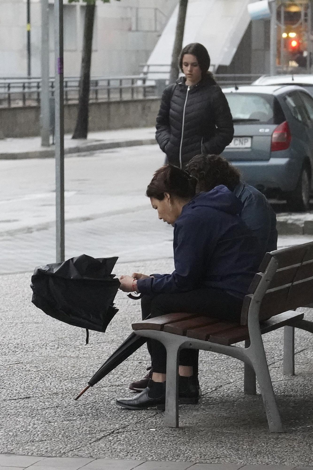 La pluja fa acte de presència a la ciutat de Girona durant el cap de setmana