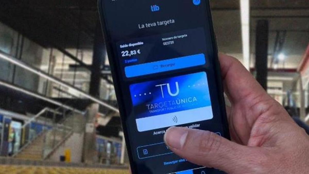 Inicio accidentado para la nueva aplicación del TIB que permite llevar la Tarjeta Única en el móvil