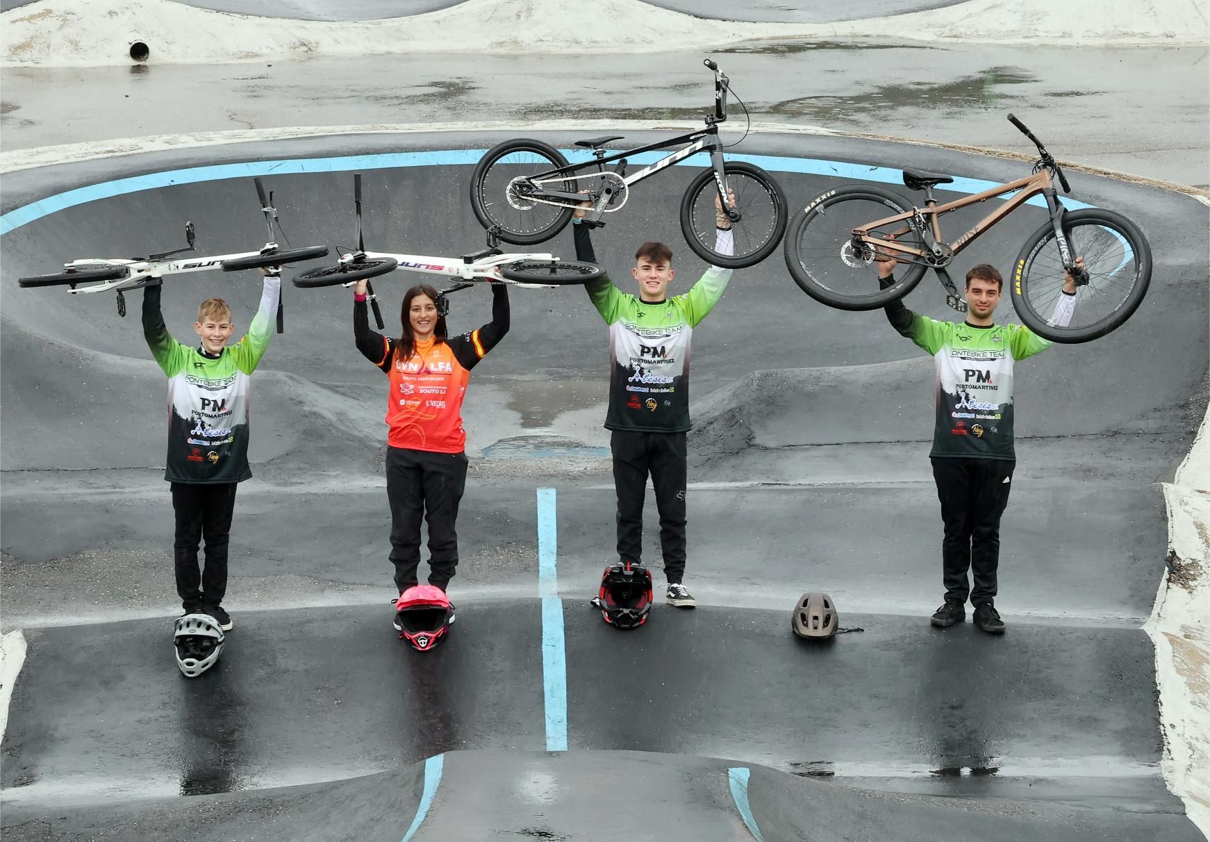 Los ciclistas del Ponte Bike dan el gran salto