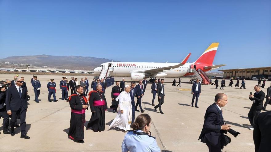 Así ha sido la llegada de León XIV a Gran Canaria: todos los