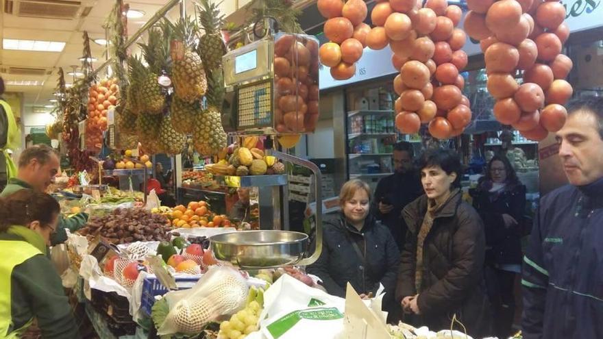 Recogida de alimentos en los mercados