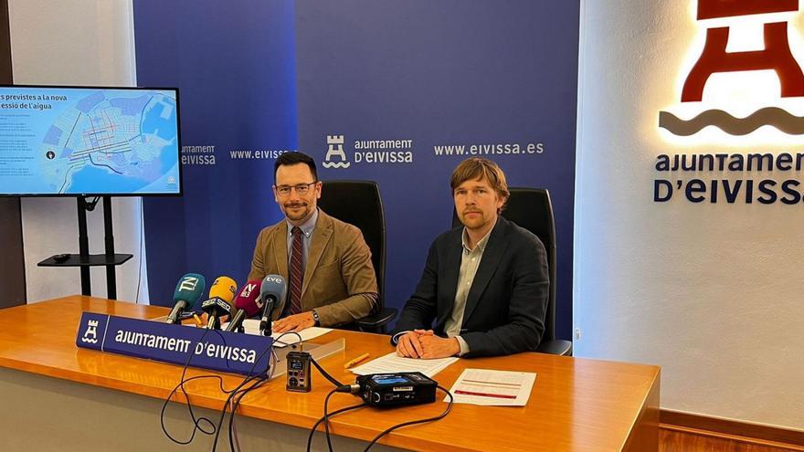 Rafa Ruiz y Jordi Salewski en la presentación de ayer. | AYTO DE EIVISSA