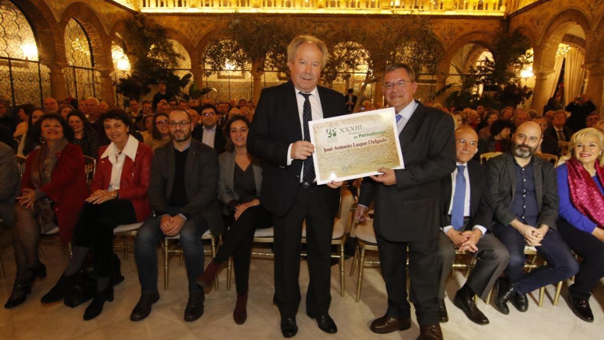 José Antonio Luque recibe el Premio Córdoba de Periodismo