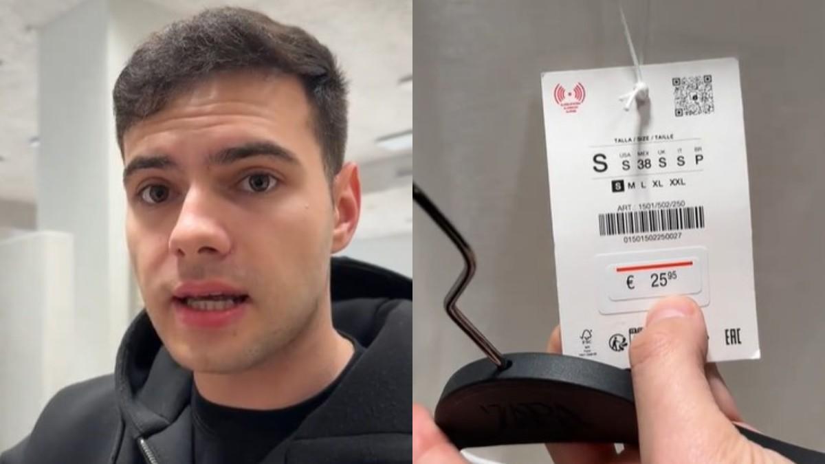 El tiktoker David Ci revela la diferencia entre la línea Zara Origins y la normal.