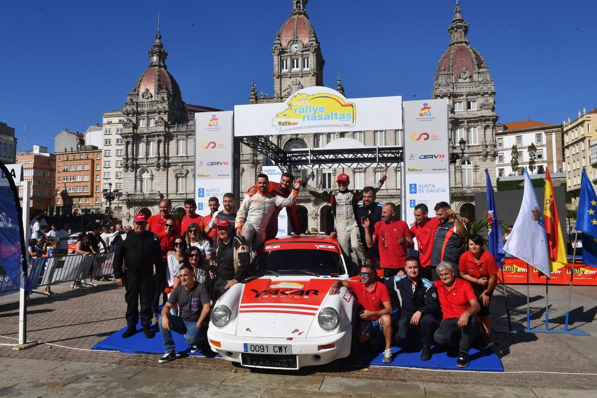 Las altas temperaturas despiden el Rallye Rías Altas de vehículos históricos