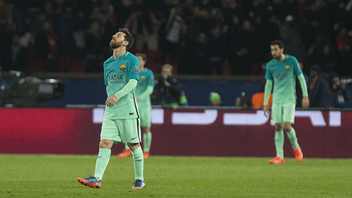Las mejores imágenes del PSG - Barça (4-0)