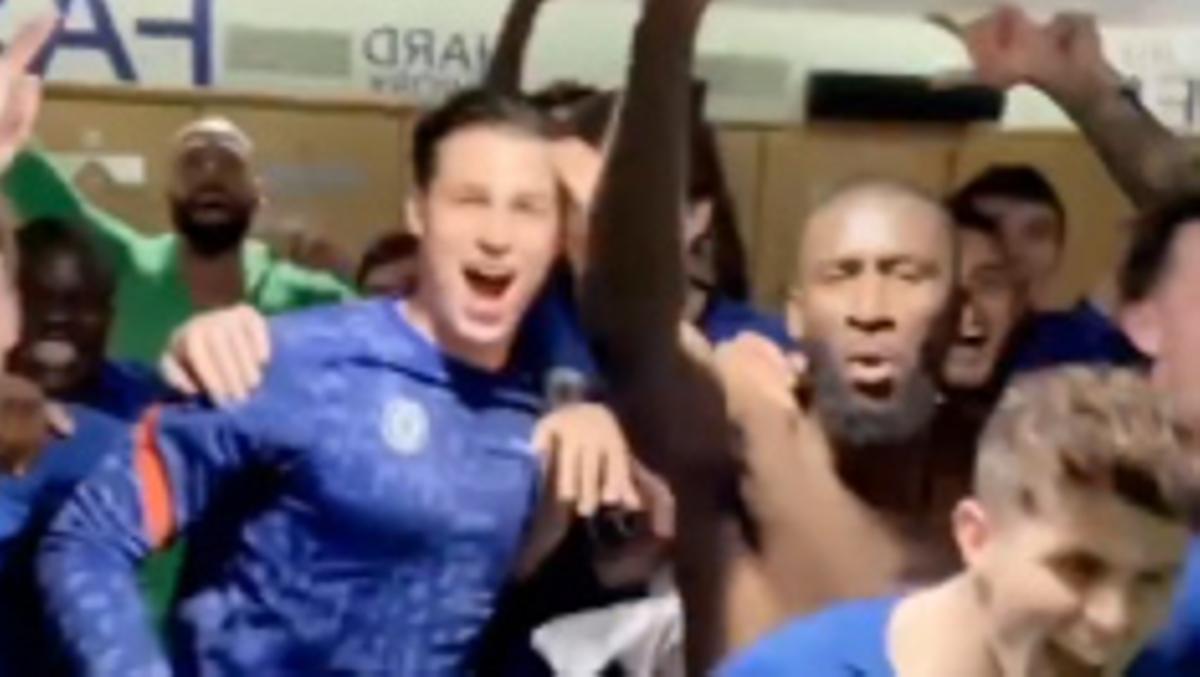 Así celebró el Chelsea su pase a la final de la Champions