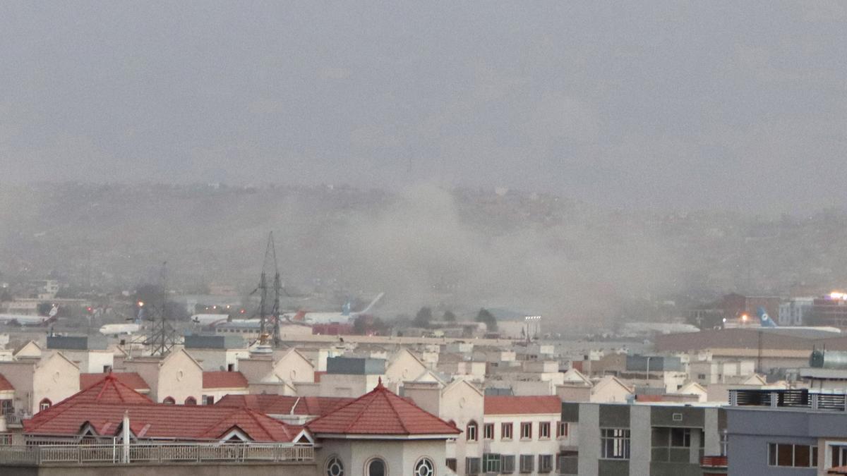 Atentado en el aeropuerto de Kabul.