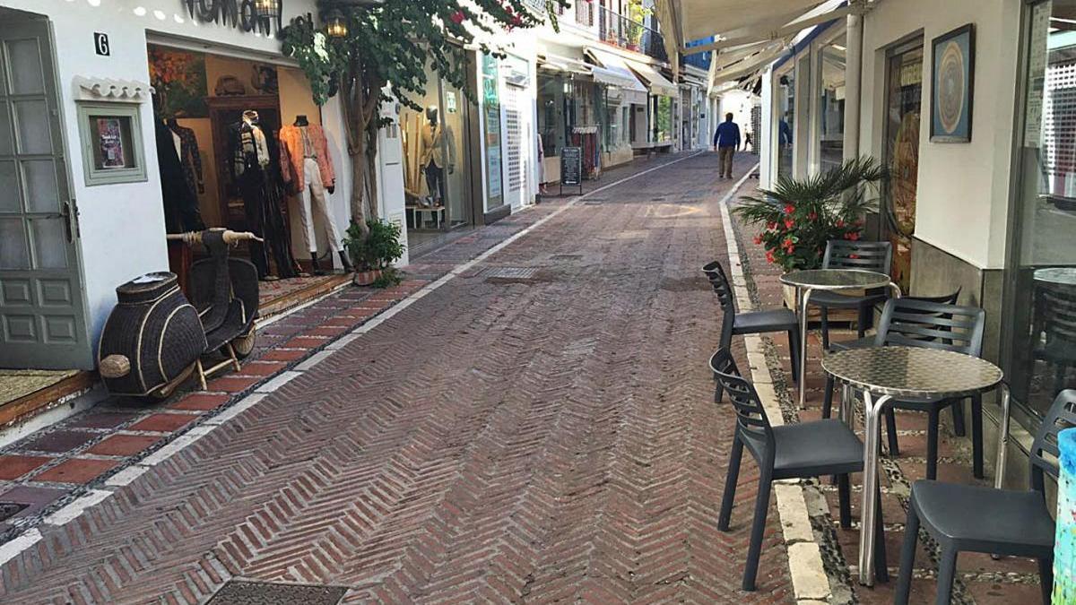 Una calle del Casco Antiguo de Marbella.