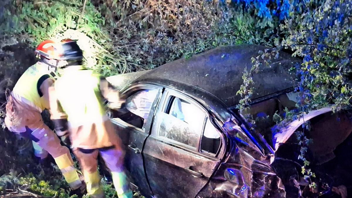 Fallece un varón en un accidente de tráfico en la LE-443 en Villadangos del Páramo (León).