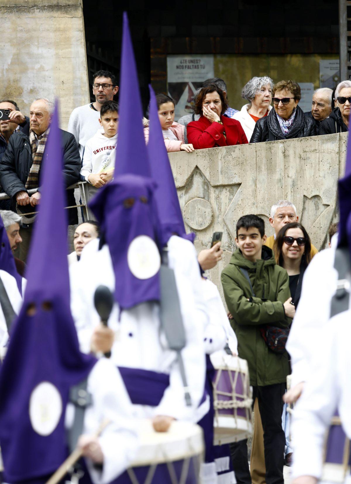 En imágenes | Procesiones del Jueves Santo en Zaragoza