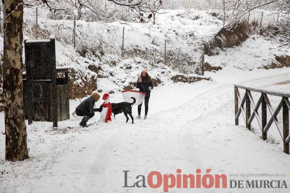 Nieve en las Fuentes del Marqués de Caravaca