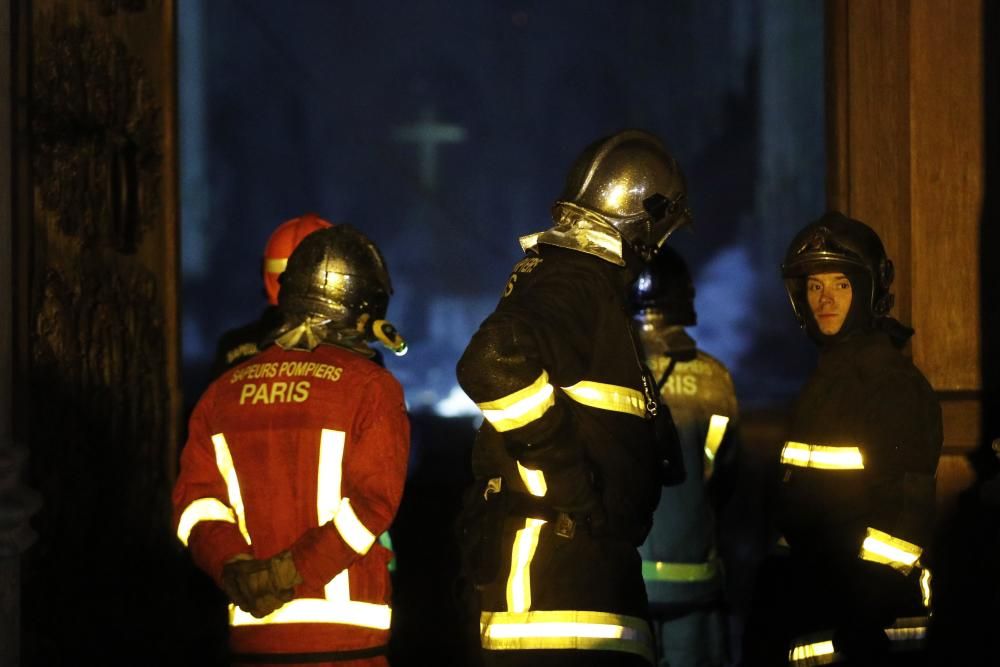 Incendio en la catedral de Notre Dame de París