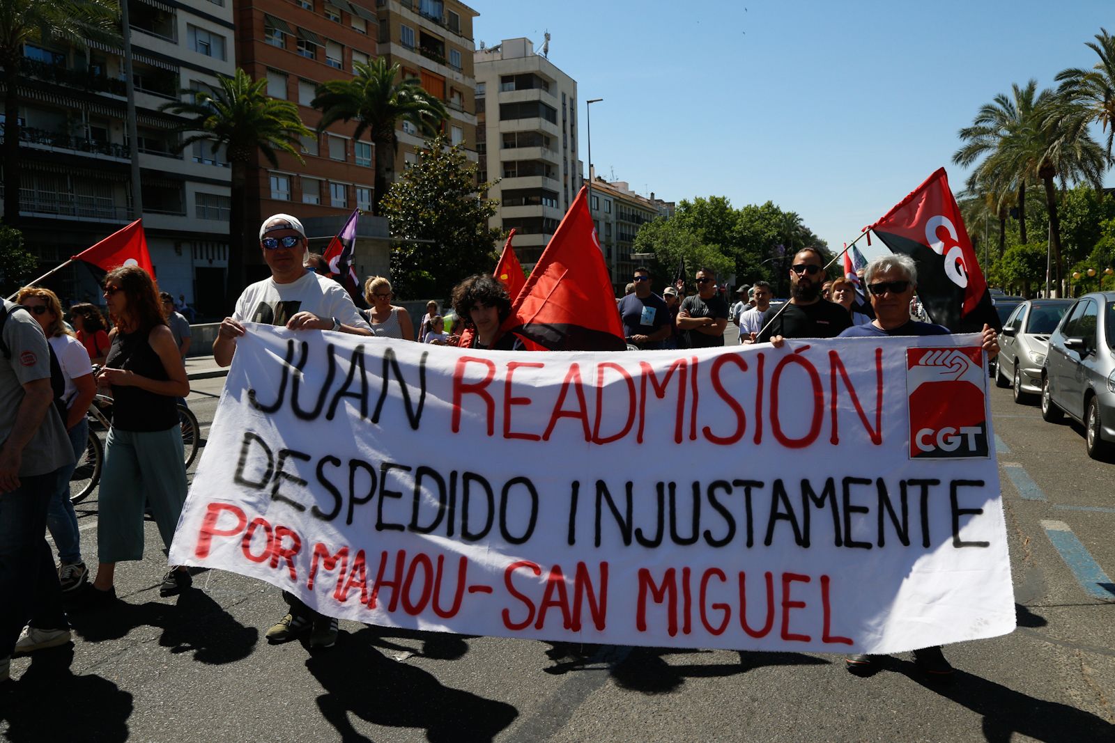 Manifestación por el Primero de Mayo en Córdoba