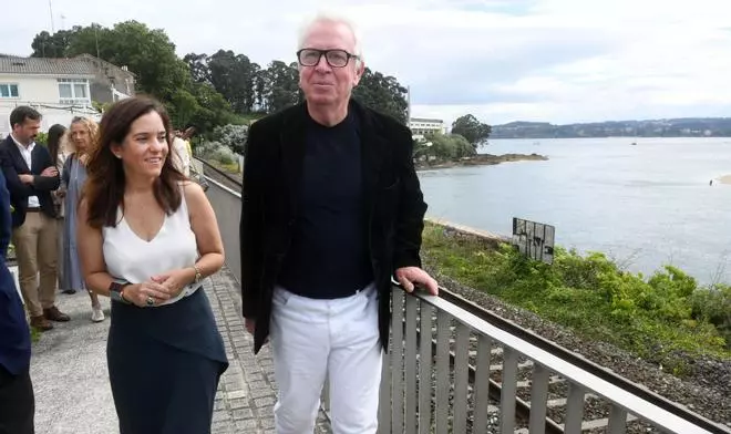 El arquitecto David Chipperfield visita As Xubias
