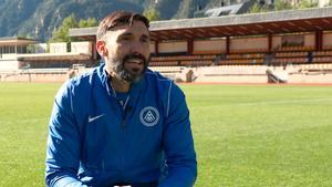 Eder Sarabia, durante la entrevista con SPORT en Andorra