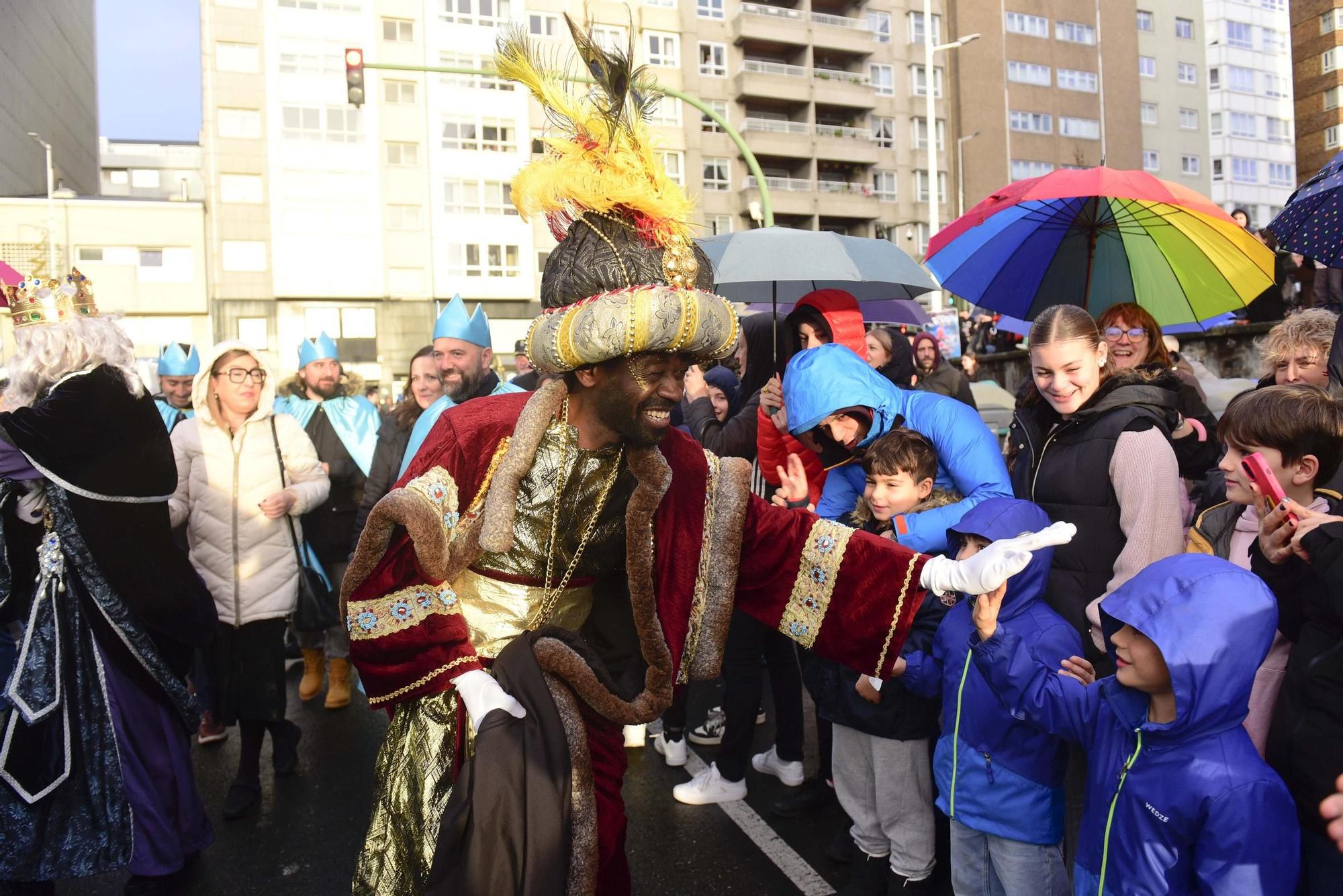 La llegada de los Reyes Magos a María Pita