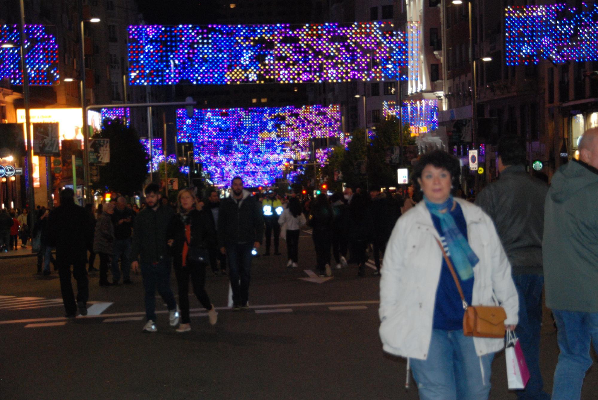 En imágenes: así son las luces de Navidad en Madrid