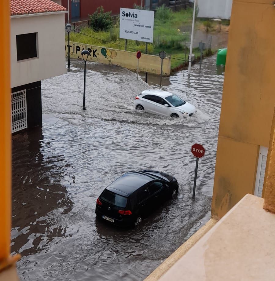 Calles inundadas en Moncofa