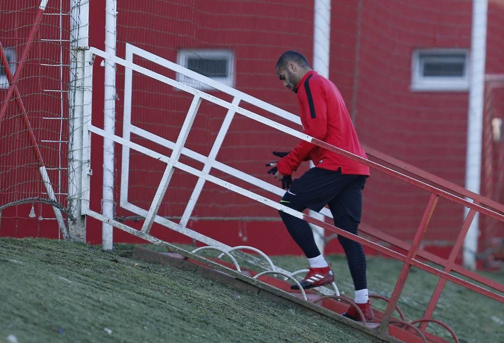 Entrenamiento del Sporting